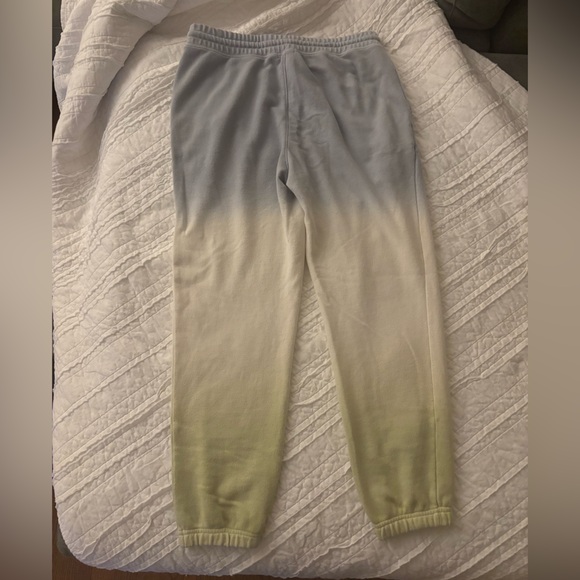 RAILS Kingston Sweatpants in Blue Mint Dip Dye with Drawstring Waist - Picture 9 of 10